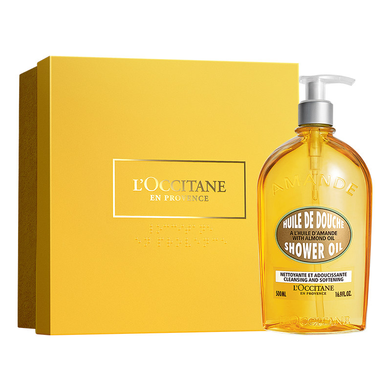 欧舒丹甜扁桃沐浴油紧致清洁滋润