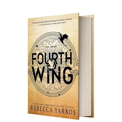 【预售】The Empyrean系列 第四翼(精装) Fourth Wing 科罗拉多浪漫小说作家奖得主Rebecca Yarros 英文原版奇幻小说文学读物书籍