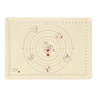 展艺硅胶揉面垫子加厚食品级家用面板厨房和面案板擀面杖烘焙工具
