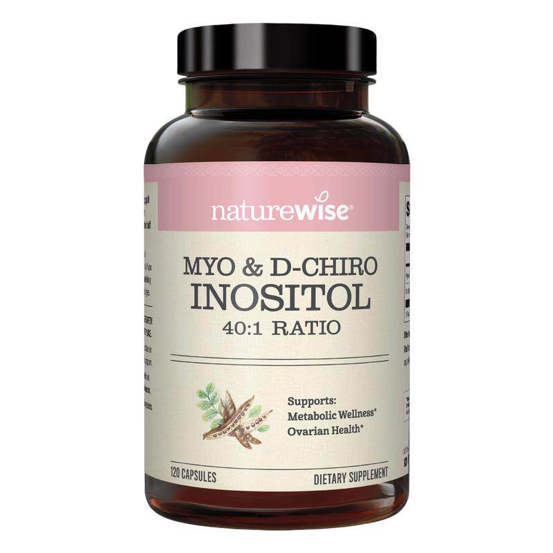Naturewise肌醇40:1手性肌醇myo肌醇胶囊呵护卵巢维生素B8女性