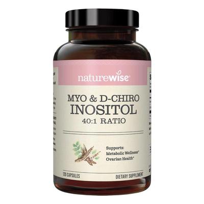 Naturewise肌醇40:1手性肌醇myo肌醇胶囊呵护卵巢维生素B8女性