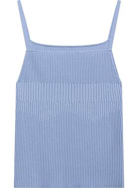【播奥莱】播夏季短款吊带t恤女修身气质内搭背心上衣DDR2SD5421