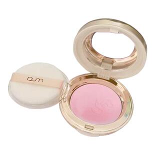 DM黛嘉美宝石晶莹防水控油粉饼遮瑕提亮修容定妆粉持久不卡粉