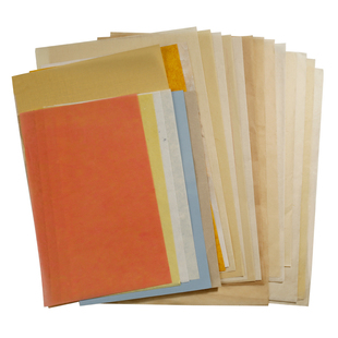 多种纸样日课纸白凤纸刘耀谷加工纸蔡玉华元书纸老蝉翼毛边竹浆纸