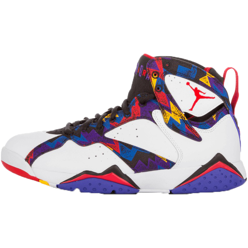 牛哄哄 Air Jordan 7 Sweater AJ7白紫毛衣防滑篮球鞋304774-142