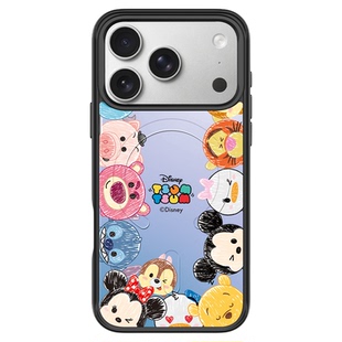 【迪士尼正版授权】适用苹果17手机壳iphone17promax保护套16plus可拆换背板磁吸15pro高级17pro新款Q版头像