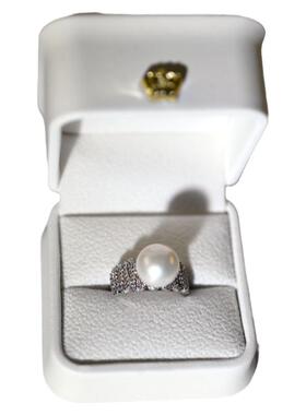 爱迪生天然珍珠925纯银时尚女