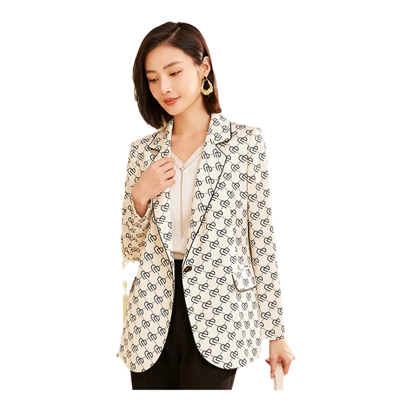 乔万尼2026春新品女士外套小西装气质高级感精致优雅设计ET3B685