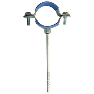 PPR水管卡4分20包胶带钉攻丝金属卡6分25铁管卡32管卡40铁皮吊卡