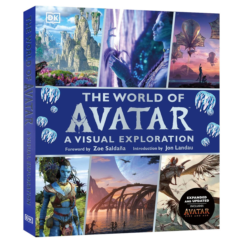 The World of Avatar Updated Edition 阿凡达世界 视觉手册 2025新版 火与烬 卡梅隆电影 潘多拉星球 水之道 英文原版进口
