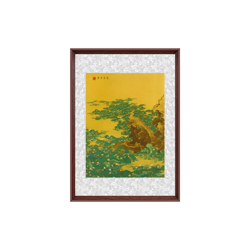 十万图册背景壁画国画高清装饰画