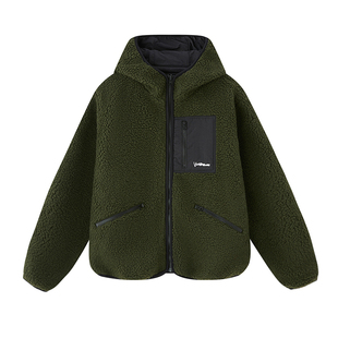 VIA VITSOE FW25 SHERPA REVERSIBLE JACKET双面穿羊羔绒连帽外套