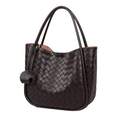 Viney2026新款真皮水桶包