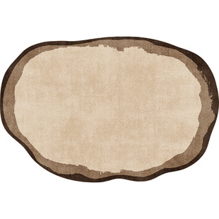 异形地毯客厅卧室复古风2025新款中古风免洗可擦隔音不规则定制垫