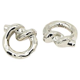 圆形金属打结镂空银色手缝钮扣衬衫女士毛衣大衣外套装饰纽扣扣子