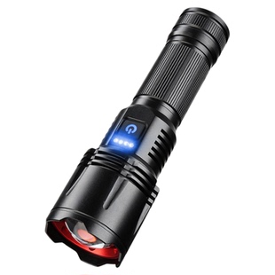 超亮强光手电筒充电家用户外变焦远射小迷你便携多功能战术白激光