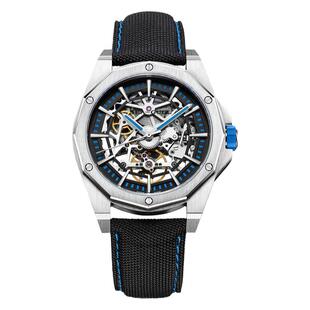 海鸥表男士机械手表运动风经典三针镂空夜光国表 811.52.6095HK