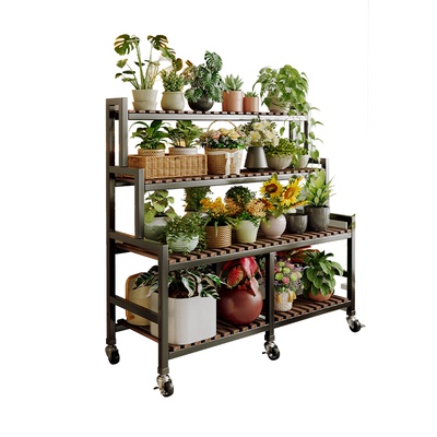 承重稳固不摇晃-阳台阶梯式花架