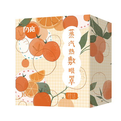闪亮水果味缓解发热片盒蒸汽眼罩