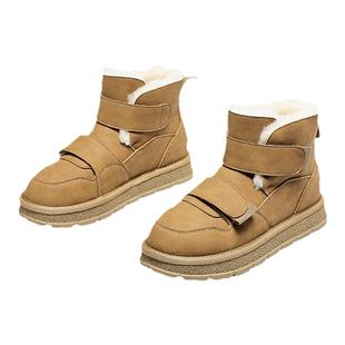 星期六加绒舒适保暖雪地靴女2025年冬季新款高帮女靴加厚靴子短靴