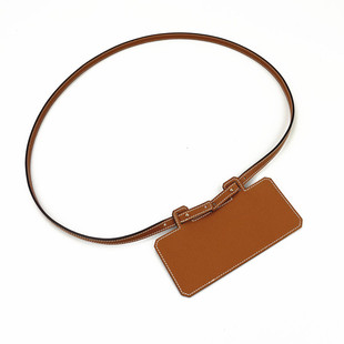 适用H家kelly钱包改造康康钱包改造牛皮肩带包带小钱包女斜挎单肩