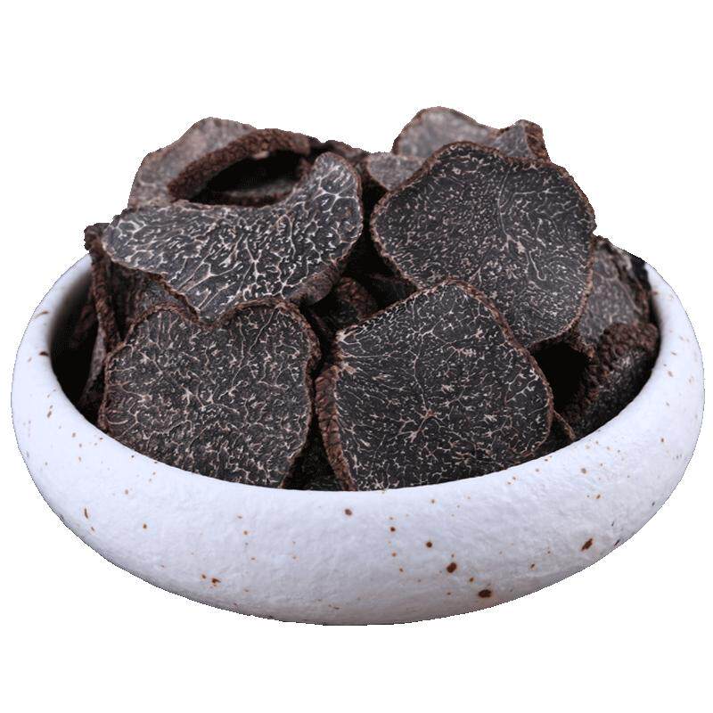 黑松露干片云南高黎贡山野生松露菌干货成熟松露2-3cm块菌50g