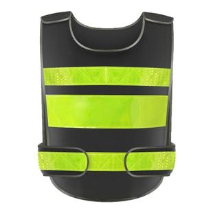 反光安全背心保安马甲交通疏导劝导员发光黄马甲施工作服荧光衣服