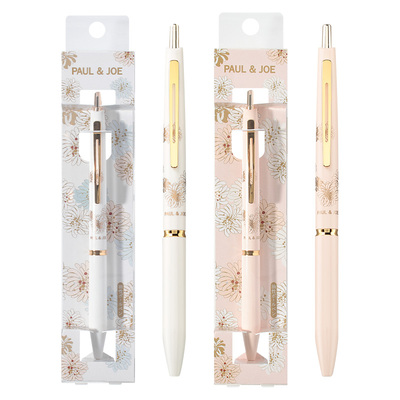 MARK'SPAUL&JOE LaPapeterie西洋菊笔夹金属中油笔时尚设计商务办公顺滑书写0.3mm黑色笔芯