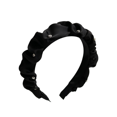 黑色高颅顶发箍女款洋气时尚