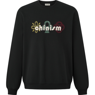 CHINISM丨幸运之符撞色刺绣卫衣