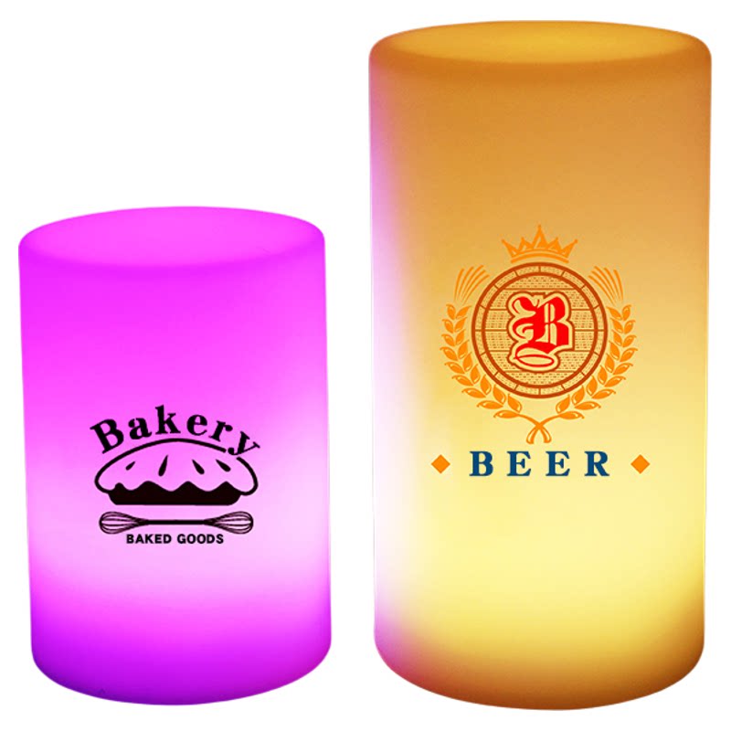 滚塑创意酒吧装饰小夜灯咖啡厅氛围台灯西餐厅清吧氛围圆柱桌面灯