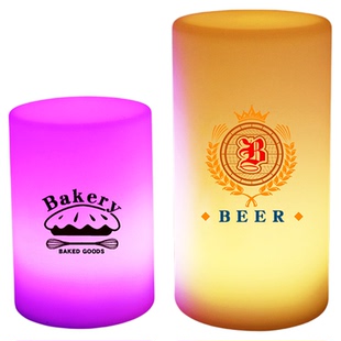 滚塑创意酒吧装饰小夜灯咖啡厅氛围台灯西餐厅清吧氛围圆柱桌面灯