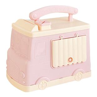 新款网红存钱罐女孩小车子只进不出可爱儿童带锁女生大号客厅摆件