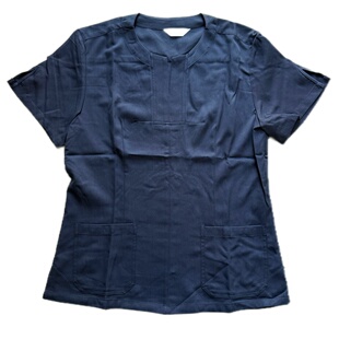 夏季美容院口腔整形医院医护修身刷手服皮肤健康管理浅蓝色工作服