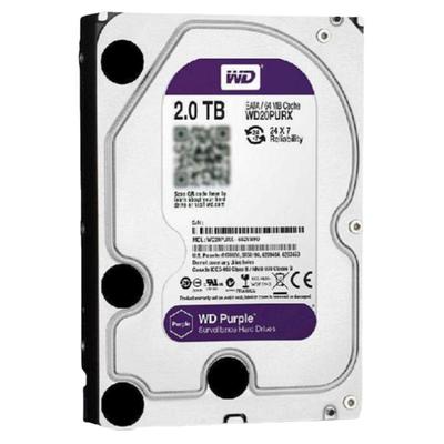 西数 WD20PURX西数2T监控紫盘2TB录像机2000G台式机械硬盘NAS列阵