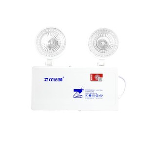 消防应急灯 新国标安全出口灯 充电式LED高亮双头灯 应急照明灯