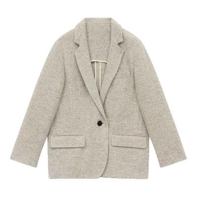 MARANT ETOILE CHARLYNE 法式羊毛西装毛呢外套女