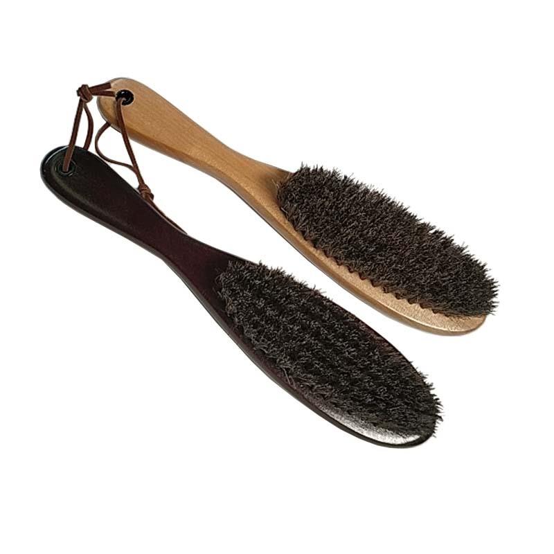 马毛鬃毛长柄软毛鞋刷子扫床刷大衣刷抛光上鞋油刷磨砂翻毛擦皮鞋