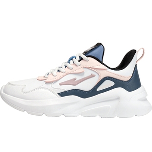 鸿星尔克女鞋运动鞋秋冬皮面防水休闲鞋子女官方旗舰店跑步鞋女款