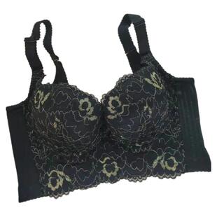 美容院精油纯棉聚拢收副乳矫正内衣女外扩防下垂文胸五排扣调整型