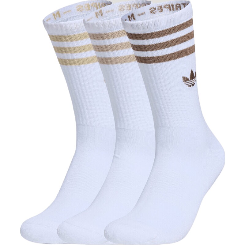 adidas阿迪达斯三叶草男女CREW SOCK 3PP休闲袜子LI1603
