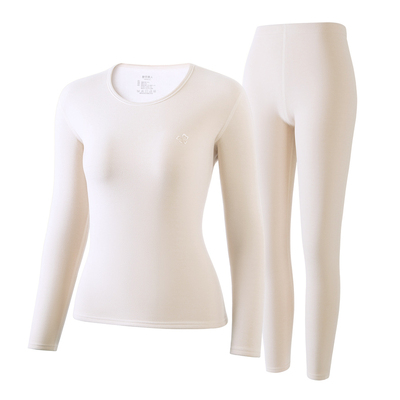 德绒保暖内衣打底秋衣秋裤套装