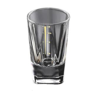 高档轻奢白酒杯水晶二两杯套装高颜值创意杯架家用待客带刻度酒杯