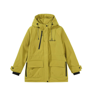 大码派克服女秋冬新款200斤胖mm300加肥加大宽松韩版连帽棉服外套
