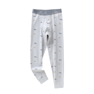 A类抗菌儿童秋裤秋冬免穿内裤男童保暖裤中大童居家睡裤打底裤童