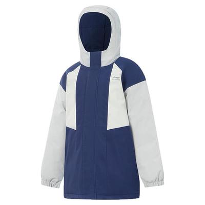 李宁儿童中长款羽绒服加厚外套