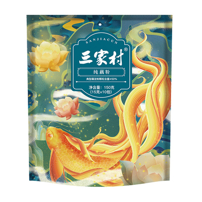 三家村无蔗糖纯藕粉西湖莲藕粉