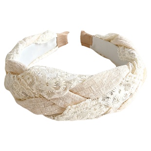 儿童发箍女童不勒头蕾丝宽边压发头箍2025新款女款高颅顶学生发卡