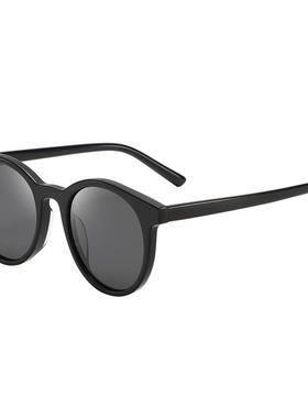 复古小圆框GM墨镜女款防紫外线