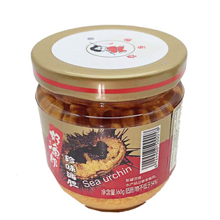 大连海鲜特产好渔郎原汁海胆黄即食罐头160克紫刺窝罐装熟食包邮